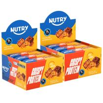 2x Barra Proteica Nutry Crispy Protein Pasta De Amendoim 12 Unidades 30g 2x Barra Proteica Nutry Crispy Protein Pasta De Amendoim 12 Unidades 30g