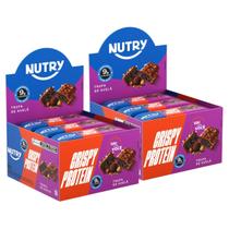 2x Barra Proteica Nutry Crispy Protein Trufa de Avelã 12 Unidades 30g 2x Barra Proteica Nutry Crispy Protein Trufa de Avelã 12 Unidades 30g