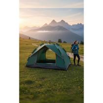 2x Barraca Automática 3-4 Pessoas Impermeável Verde Montagem 2x Barraca Automática 3-4 Pessoas Impermeável Verde Montagem