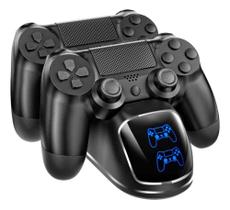 2X Base Carregador Para Controle Ps4/Slim/Pro Com Suporte Do