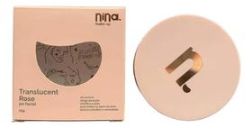 2X Base De Maquiagem Em Pó Solto Nina Make Up Oil Control Pó