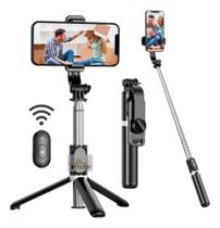 2X Bastão Tripé Mini 360º Win Castle Pau De Selfie Bluetooth