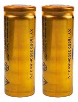 2x Bateria 18500 3500mah 3,7v Pilha Recarregável Qualidade Premium- Enviamos no mesmo dia 2x Bateria 18500 3500mah 3,7v Pilha Recarregável Qualidade Premium- Enviamos no mesmo dia