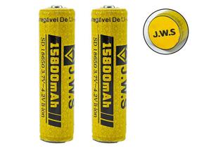 2x Bateria 18650 15800mah 4.2v C/ Chip Série Gold Jws - 2uni 2x Bateria 18650 15800mah 4.2v C/ Chip Série Gold Jws - 2uni
