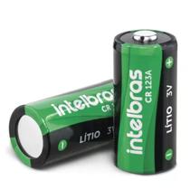 2x BATERIA NAO-RECARREGAVEL DE LITIO 3 V CR123A INTELBRAS