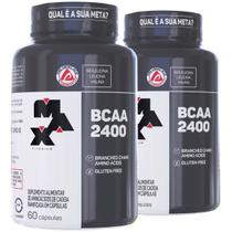 2x Bcaa 100 Cáps Kit Grow Thiso Soldier Combo Max Titanium