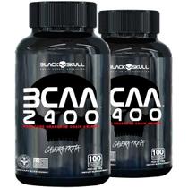2x Bcaa 2400 Black Skul 100 Tab Cada Ganho De Massa Muscular 2x Bcaa 2400 Black Skul 100 Tab Cada Ganho De Massa Muscular