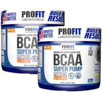 2x Bcaa Super Pump 300g Sabor Natural - Profit