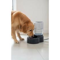 2x Bebedouro Automático Pet 3L Antibact. Anti-Engasgo Preto 2x Bebedouro Automático Pet 3L Antibact. Anti-Engasgo Preto