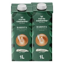 2x Bebida Vegetal Aveia e Caju Barista 1 Litro A Tal Da Castanha