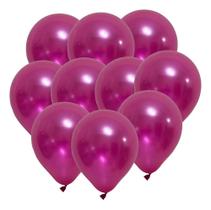 2X Bexiga Balão Pérola Metalizado Nº 10 Pol Com 25Un Cores Di
