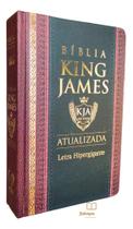 2X Bíblia King James Atualizada Letra Grande Biblia Editora