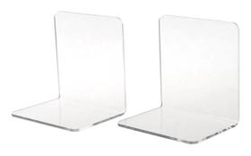 2X Bibliocanto Cristal Suporte Apoio Livro Aparador Lateral 2X Bibliocanto Cristal Suporte Apoio Livro Aparador Lateral