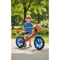 2x Bicicleta Equilíbrio Aro 12 Infantil Divertida P/ 2-5 Ano