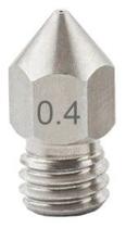 2x Bico Inox 0.2/0.3/0.4/0.5/0.6/0.8mm rosca m6 impressora3d