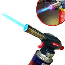 2X Bico Maçarico Portátil Regulagem Soldar Artesanato Encaix