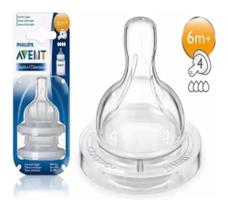 2X Bico Mamadeira Avent Anti-Colic N.4 - 2 Unidades 2X Bico Mamadeira Avent Anti-Colic N.4 - 2 Unidades