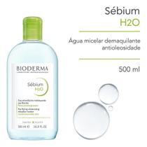 2X Bioderma Sébium H2O Água Micelar Para Pele Oleosa 500Ml 2X Bioderma Sébium H2O Água Micelar Para Pele Oleosa 500Ml