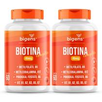 2x Biotina Complex 45mcg Bigens 60 Capsulas -