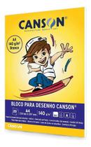 2X Bloco Papel Canson Desenho Escolar Branco 140G A4 20 Folh 2X Bloco Papel Canson Desenho Escolar Branco 140G A4 20 Folh