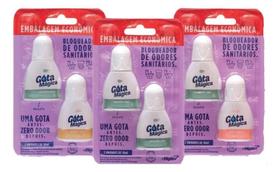 2X Bloqueador De Odores De Banheiro Privada Gota Mágica C/2U 2X Bloqueador De Odores De Banheiro Privada Gota Mágica C/2U