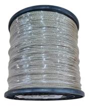 2X Bobina 100 Metros Cabo Aço Revestido 2Mm Para Varal 2X Bobina 100 Metros Cabo Aço Revestido 2Mm Para Varal