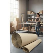 2x Bobina Papelão Ondulado 60cm x 10m Resistente Protetor 2x Bobina Papelão Ondulado 60cm x 10m Resistente Protetor