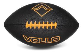 2X Bola Futebol Americano Tamanho 9 Vollo Flag Preta Cor Pre