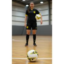 2x Bola Futsal Profissional Sub 13 Amarela - Drible e Contro 2x Bola Futsal Profissional Sub 13 Amarela - Drible e Contro