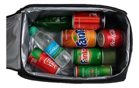 2X Bolsa Termica Grande Preta 22 Litros 30 Latas Cerveja Pra