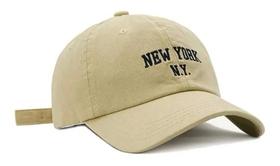 2X Boné Fitão Aba Curvada New York Ny Strapback