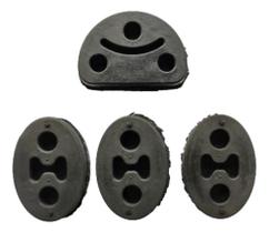 2X Borracha Coxim Escapamento Fiat Palio Kit 4 Unidades