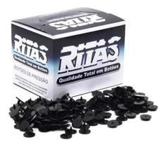 2X Botão Pressão Tic Tac 12Mm Preto Ritas Caixa Com 200 Unid 2X Botão Pressão Tic Tac 12Mm Preto Ritas Caixa Com 200 Unid