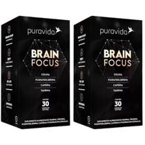 2x Brain Focus 30 Cápsulas Puravida