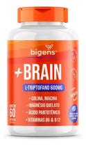 2X + Brain, Triptofano 600Mg, 60Cps Colina Relax, Foco, Bige