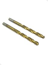 2x Brocas HSS D. 8,0 x 60 x 115 mm Aço Rápido Revestido TiN DIN 338