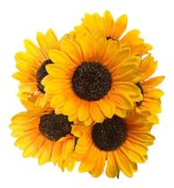 2X Buquê De Girassol Artificial - M 2X Buquê De Girassol Artificial - M