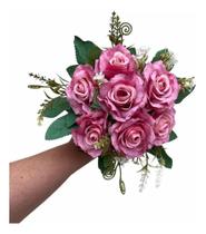 2X Buquê De Rosas Artificial (87200)