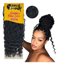 2X Cabelo Goddess Faux Locs 300G 70Cm Blackbeauty Pacotão