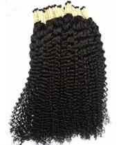 2X Cabelo Humano Cacheado Natural 50-55Cm 50 Gramas Sem Quim 2X Cabelo Humano Cacheado Natural 50-55Cm 50 Gramas Sem Quim