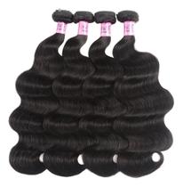 2X Cabelo Humano Natural Mega Hair Ondulado Na Tela 30Cm - 5