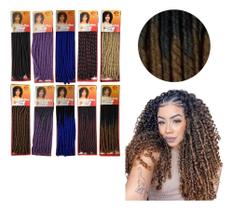 2X Cabelo Nina Softex Crochet Braids Fibras Sintéti