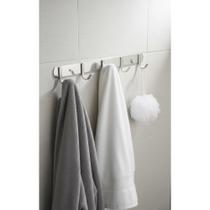 2x Cabide 5 Ganchos Aço Inox 36.5cm Parede Multiuso 2x Cabide 5 Ganchos Aço Inox 36.5cm Parede Multiuso
