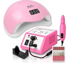 2X Cabine Sun 5 48W + Motor Mercedes 2000 Rpm Unhas De Gel A