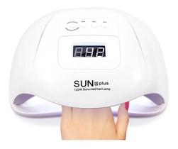2X Cabine Sun X Plus Led Uv 120W Hibrida Acrigel Unha Gel Bi