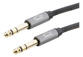 2X Cabo 5M P10 Stereo 6.35Mm Balanceado Trs Profissional Cor 2X Cabo 5M P10 Stereo 6.35Mm Balanceado Trs Profissional Cor
