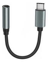 2X Cabo Adaptador Tipo C Usb-C Para Fone Ouvido P2 P3 3.5Mm