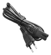 2X Cabo De Força Bipolar Oitinho 2X0,75Mm Plug 10 Amp 3 Metr