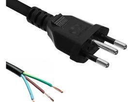 2X Cabo De Força Tripolar Rabicho 2,50Mm Plugue 20A 1,50M 25