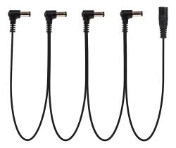 2X Cabo Extensor Fonte De Pedais Para 4 Pedais Com 20Cm